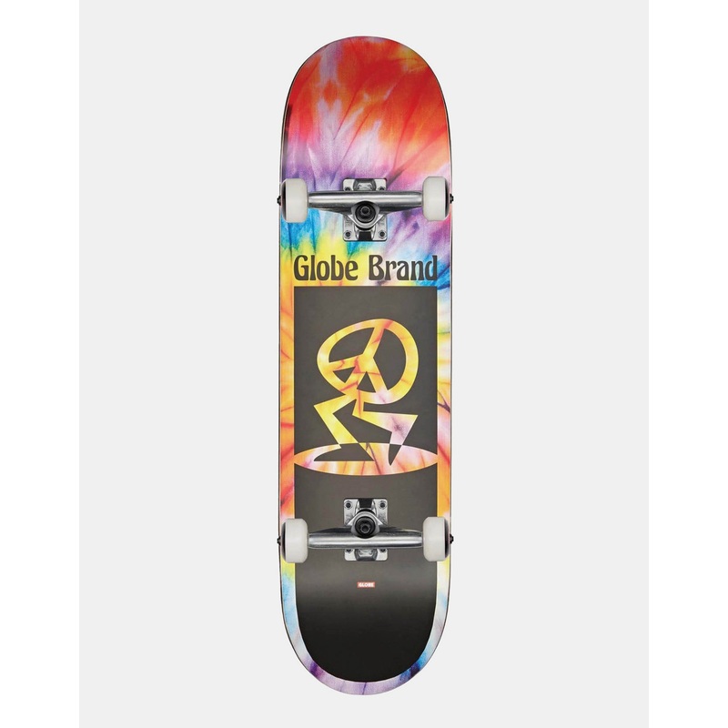 Globe Kids Peace Man Mid Complete Skateboard – 7.6″