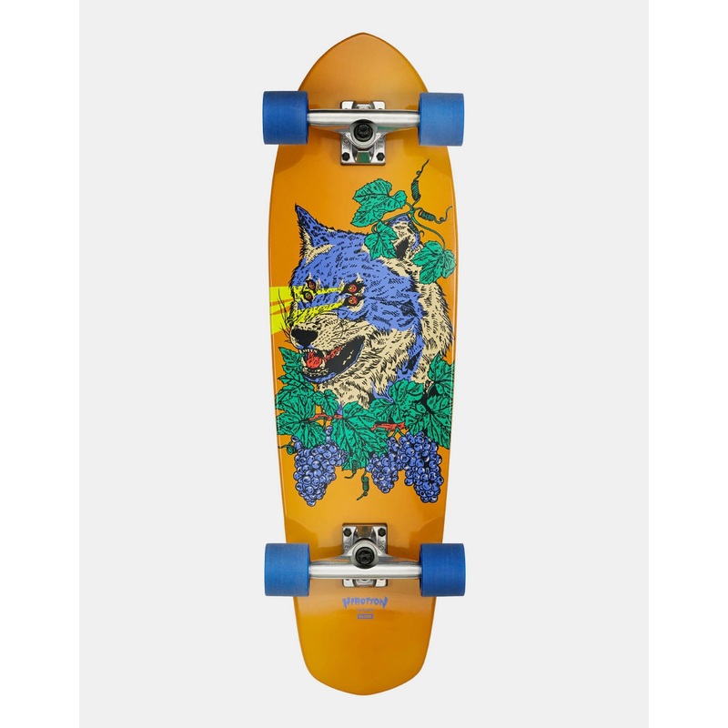Globe x Hirotten Big Blazer Lazer Wolf Cruiser Skateboard – 9.125″