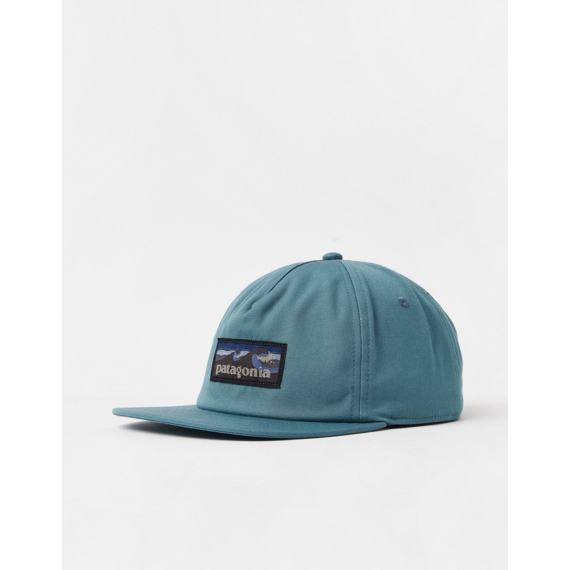 Patagonia Boardshort Label Funfarer Snapback Cap – Wetland Blue