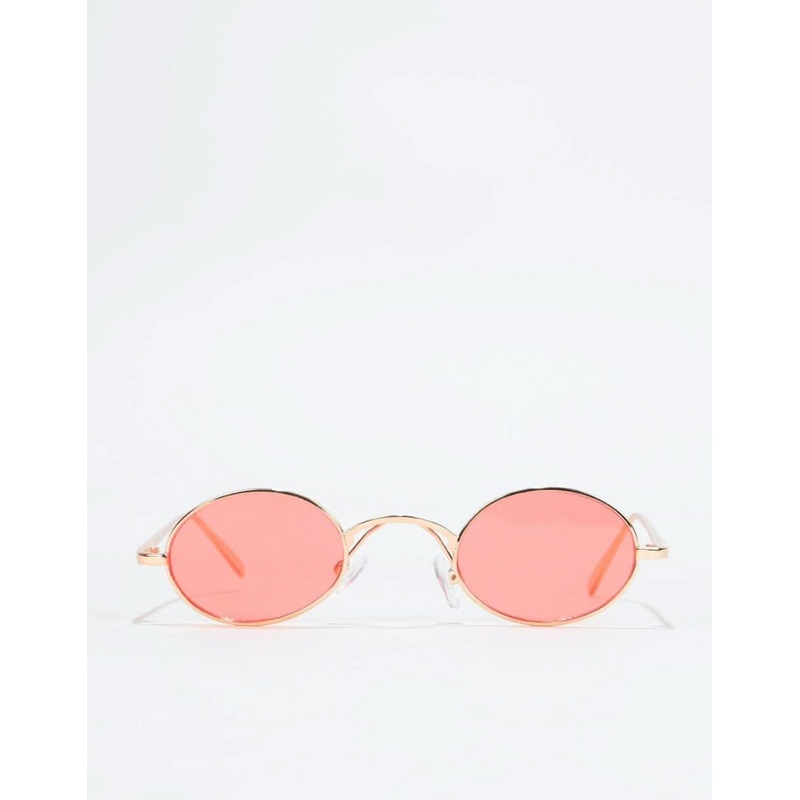 Route One Lennon Sunglasses – Red/Gold