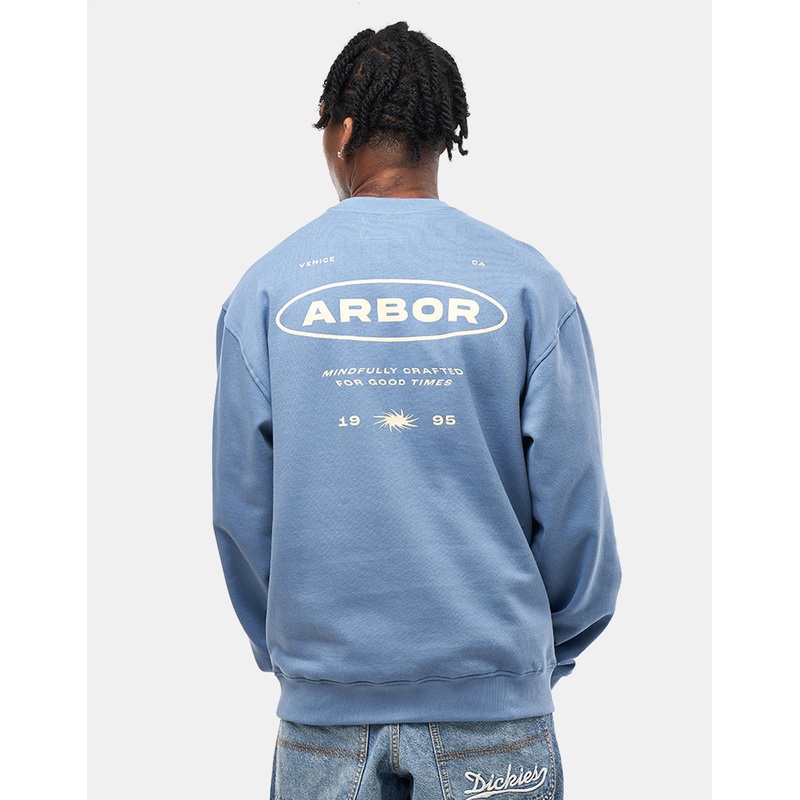 Arbor Craft Organic Crew – Faded Blue
