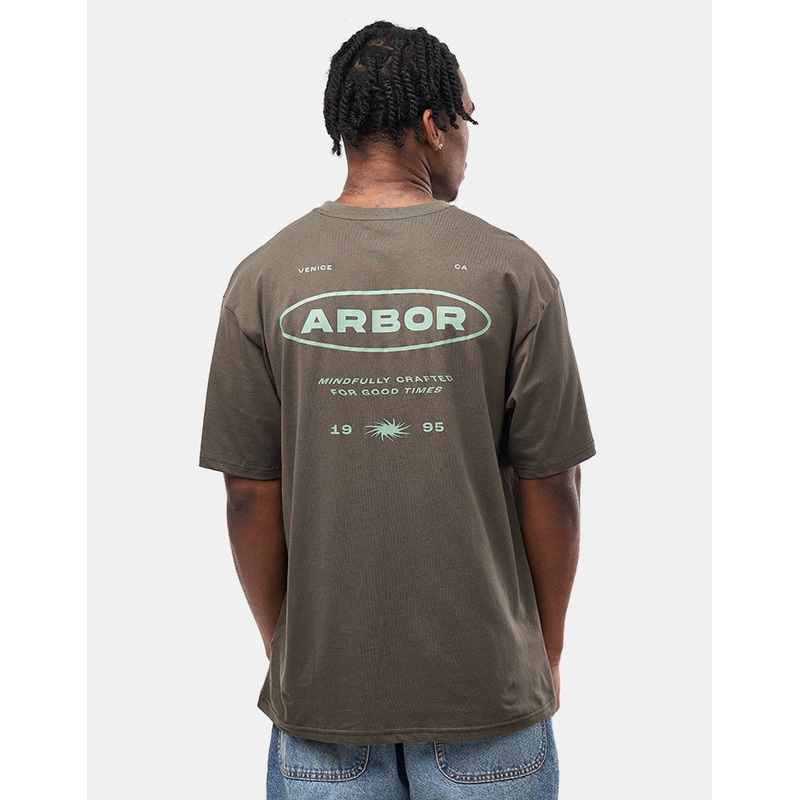 Arbor Craft Organic T-Shirt – Faded Black