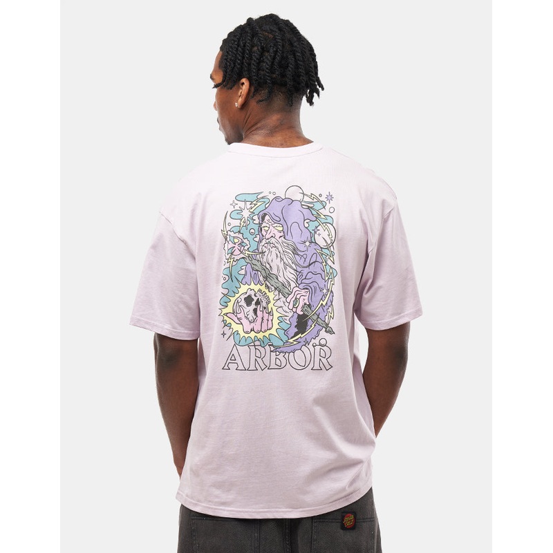 Arbor Wizard Organic T-Shirt – Faded Purple