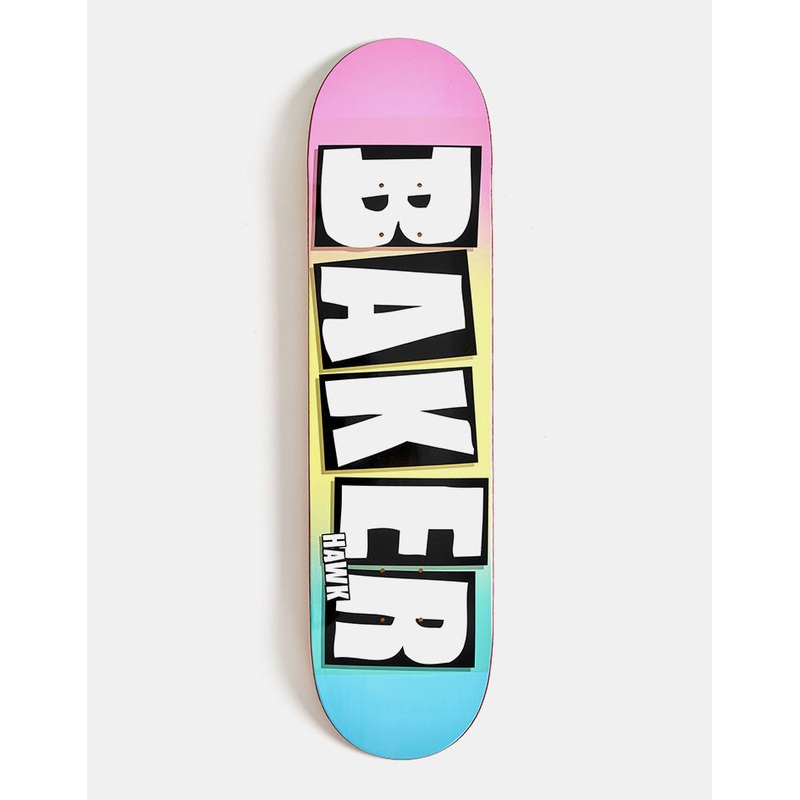 Baker Hawk Brand Name Sherbert Skateboard Deck – 8″