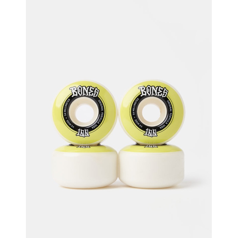 Bones OG Formula V4 Wide 100a WY Skateboard Wheels – 54mm