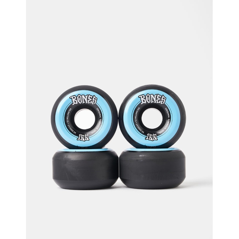 Bones OG Formula V5 Sidecut 100a BB Skateboard Wheels – 52mm