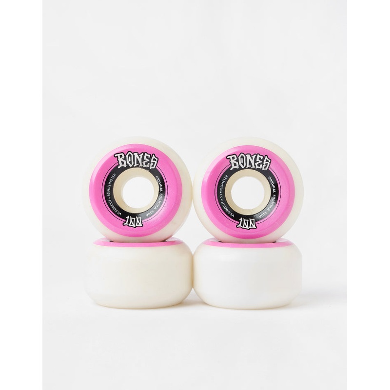 Bones OG Formula V5 Sidecut 100a WK Skateboard Wheels – 53mm