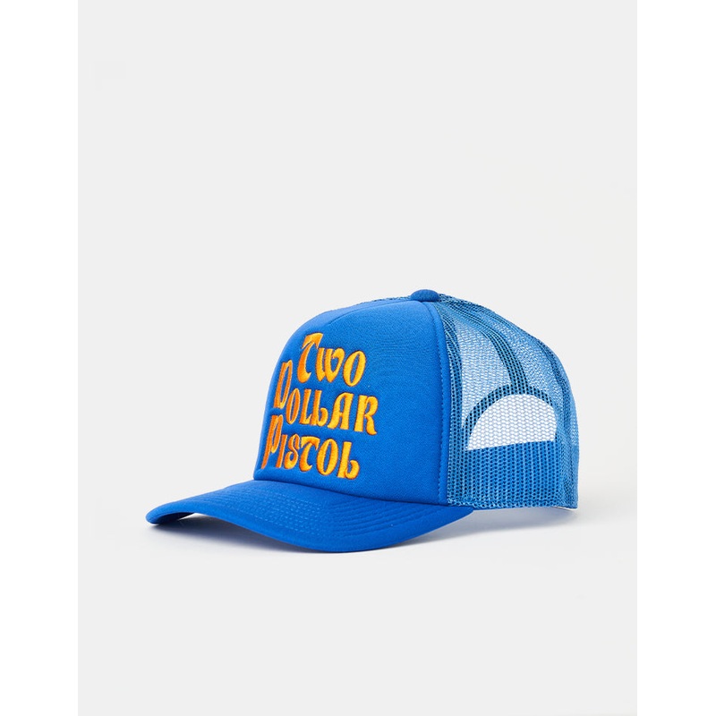 Brixton Two Dollar Pistol Trucker Cap – Electric Blue/Electric Blue
