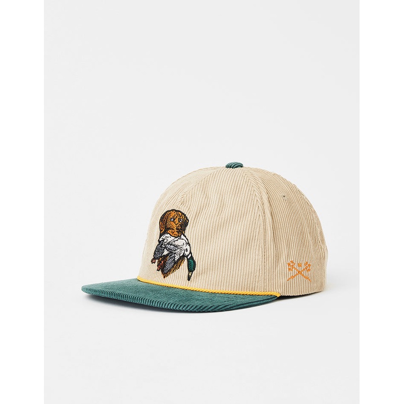 Dark Seas Loyal Snapback Cap – Khaki/Green