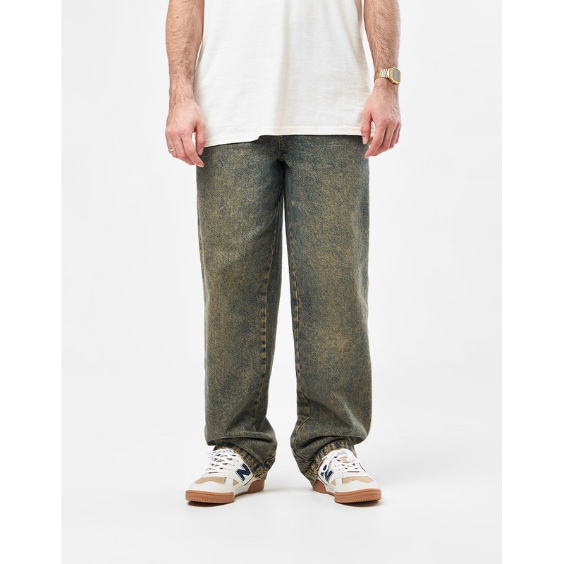 Dickies Madison Baggy Fit Denim Pant – Yellow Fade Indigo