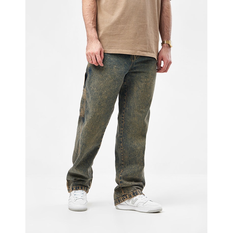 Dickies Stevensville Carpenter Pant – Yellow Fade Indigo