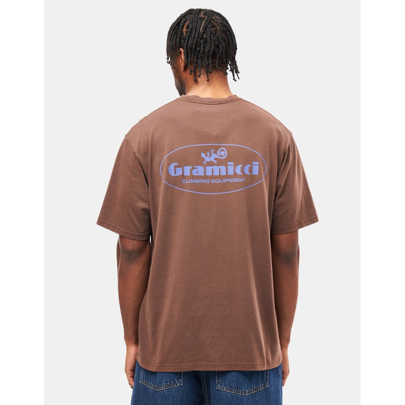 Gramicci Climbing Equipment T-Shirt – Brown Pigment