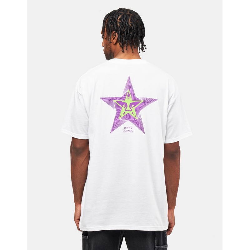 Obey Cosmic Noise T-Shirt – White