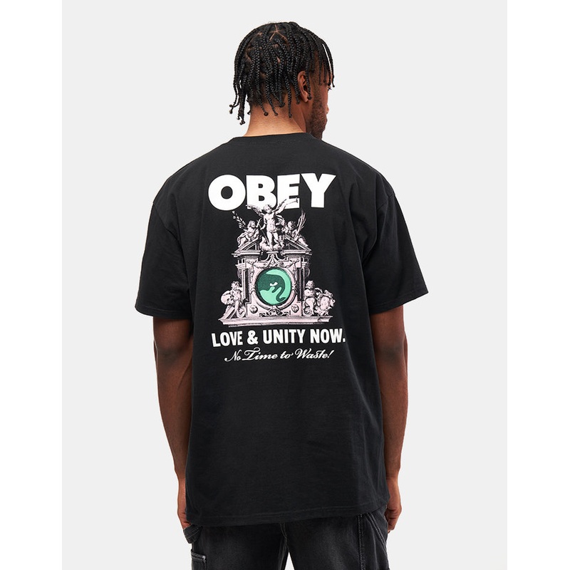 Obey Love & Unity Now T-Shirt – Black