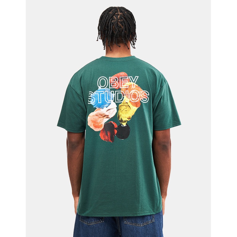 Obey Studios Palette T-Shirt – Rain Forest