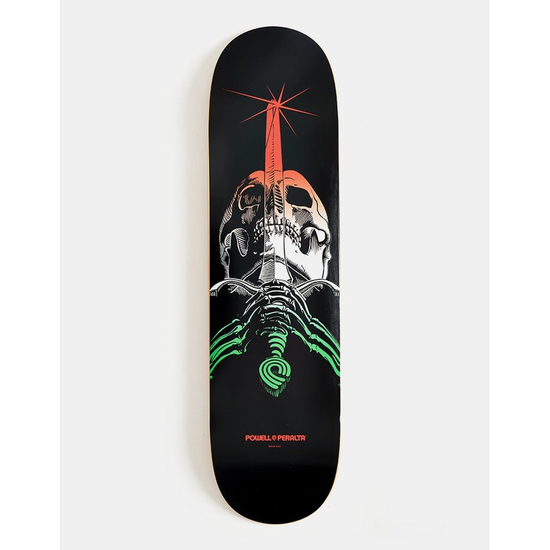 Powell Peralta Skull & Sword Green Fade 243 Skateboard Deck – 8.25″