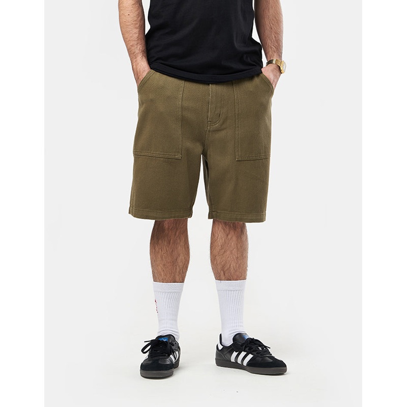 Santa Cruz Opus Dot Workwear Shorts – Uniform Green