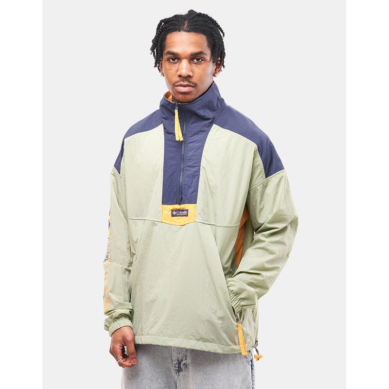 Columbia Riptide II Retro Windbreaker Anorak – Safari/Nocturnal