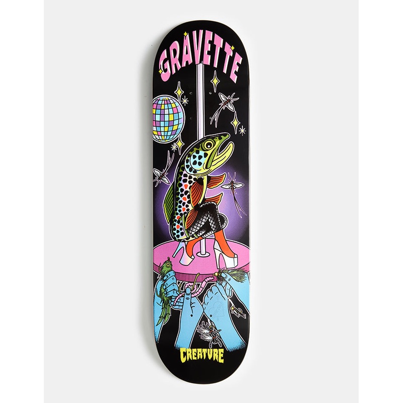 Creature Gravette Nightlife Skateboard Deck – 8.3″
