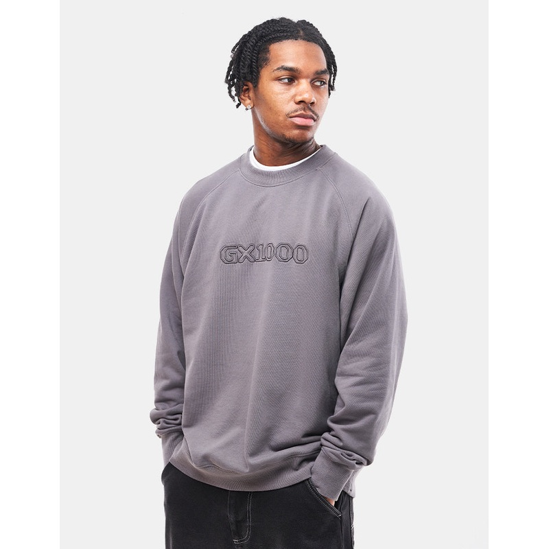 GX1000 OG Logo Crewneck – Charcoal