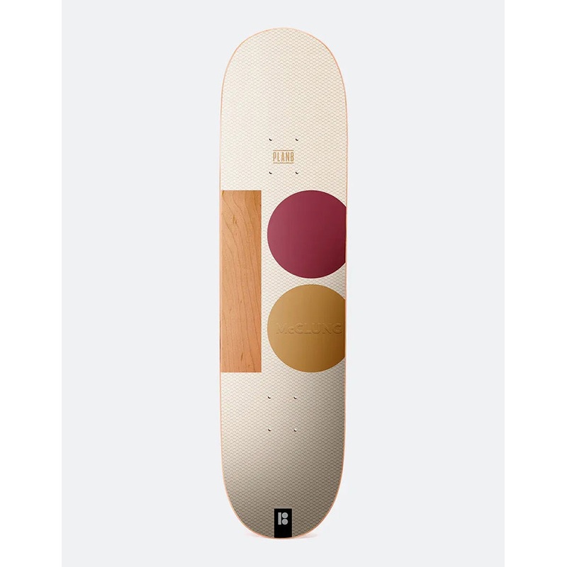 Plan B McClung Palette Skateboard Deck – 8.25″