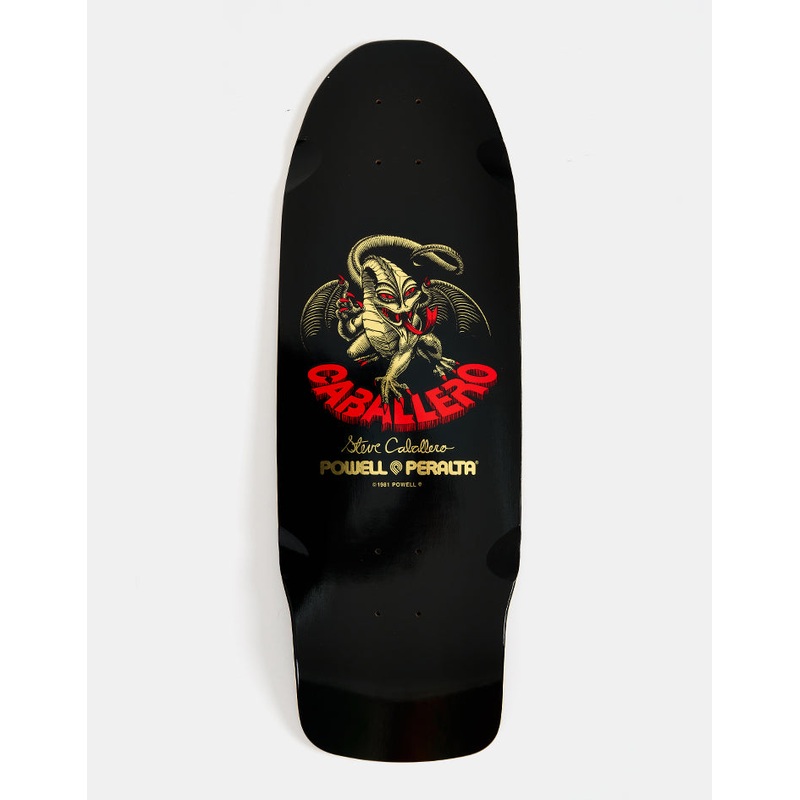 Powell Peralta Caballero Gold Foil Bones Brigade S16 Reissue Skateboard Deck – 10.09″