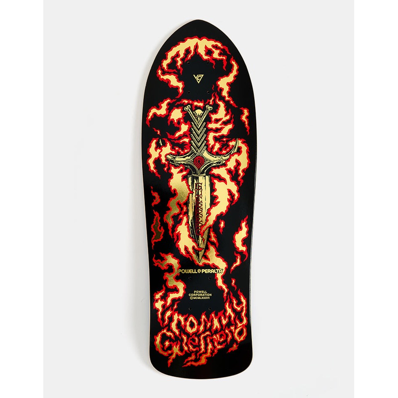 Powell Peralta Guerrero Gold Foil Bones Brigade S16 Reissue Skateboard Deck – 9.75″