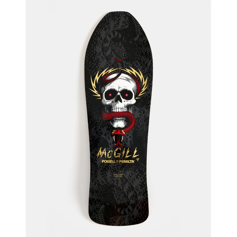 Powell Peralta McGill Gold Foil Bones Brigade S16 Reissue Skateboard Deck – 10″