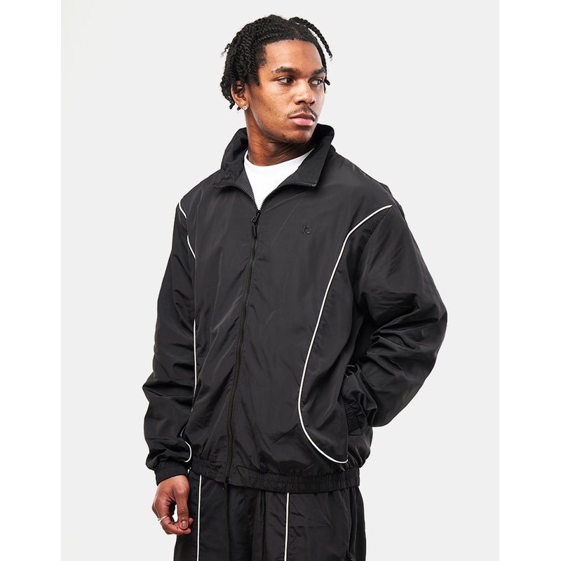 Route One Apex Track Jacket – Black/Ivory
