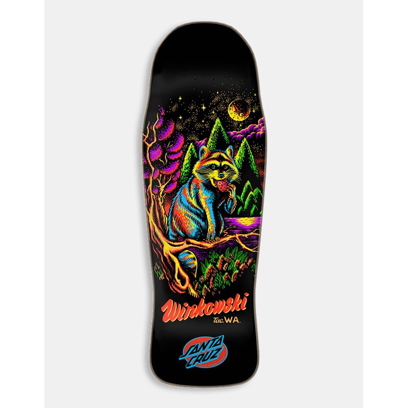 Santa Cruz Winkowski Trash Panda Shaped Skateboard Deck – 10.34″