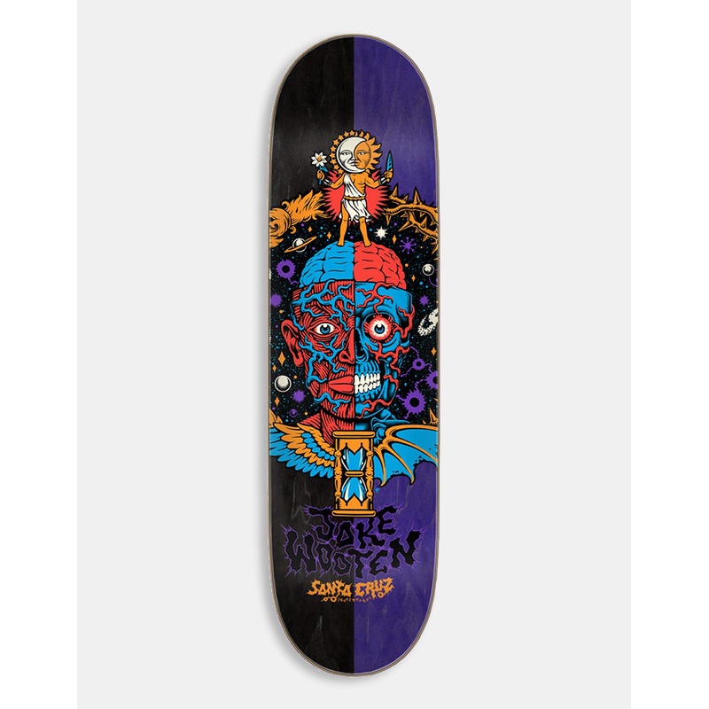 Santa Cruz Wooten Crest VX Skateboard Deck – 8.5″