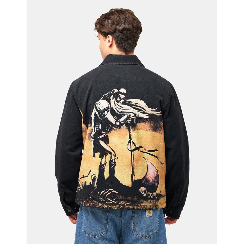 Welcome x Adventure Time Billy Canvas Zip Jacket – Black