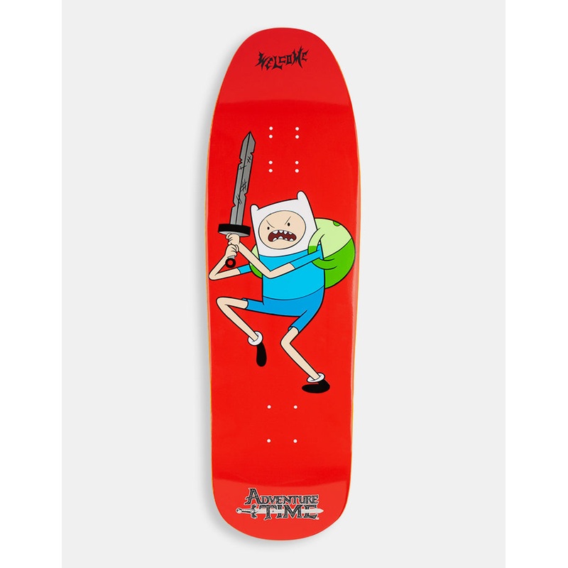 Welcome x Adventure Time Finn on Gaia Skateboard Deck – 9.6″
