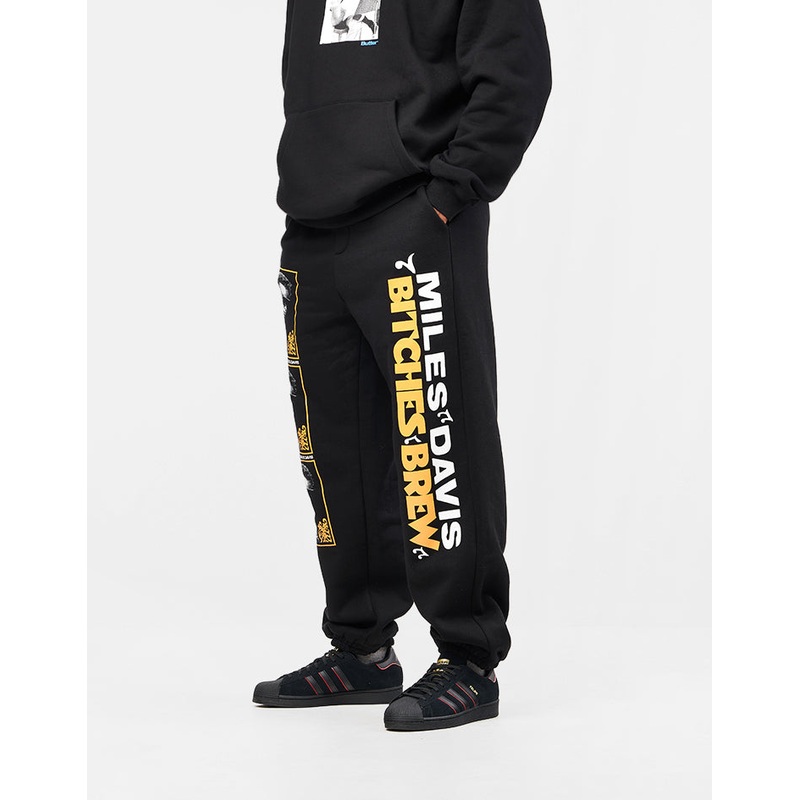 Butter Goods x Miles Davis Bitches Brew Sweatpants – Black