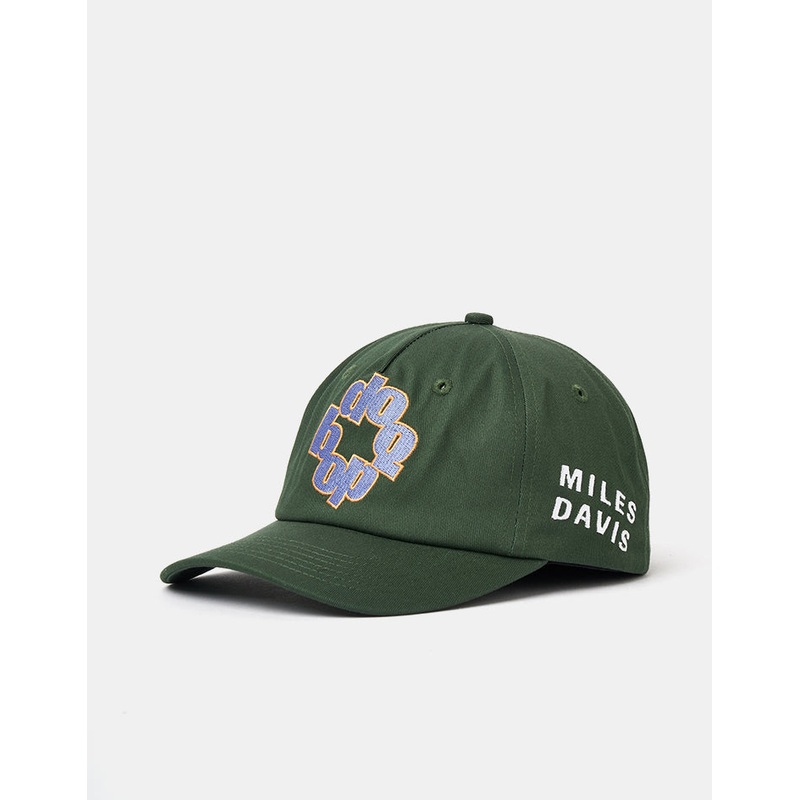 Butter Goods x Miles Davis Doo-Bop 5 Panel Cap – Forest