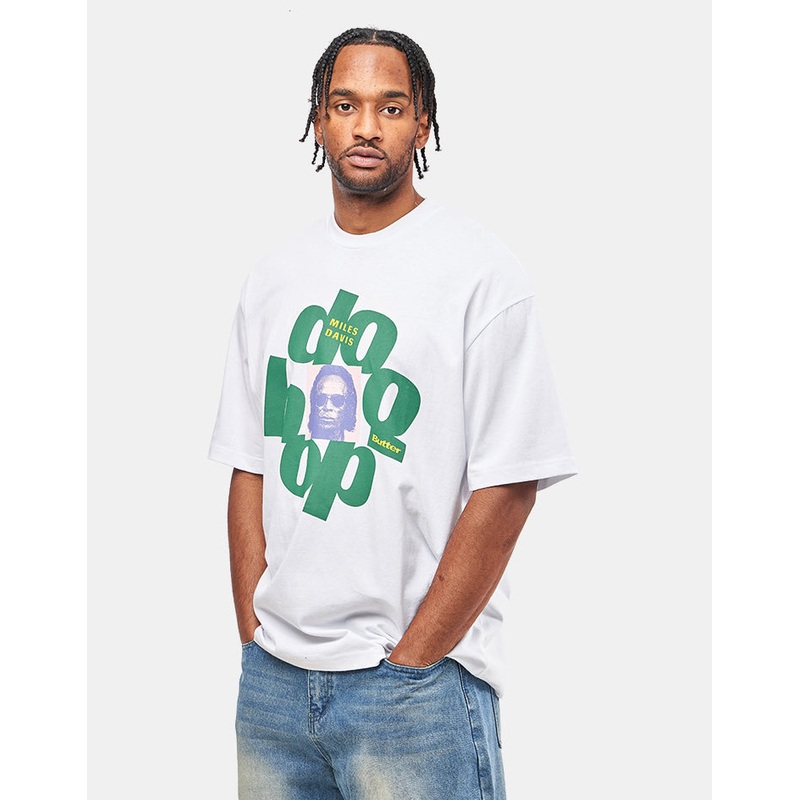 Butter Goods x Miles Davis Doo-Bop T-Shirt – White
