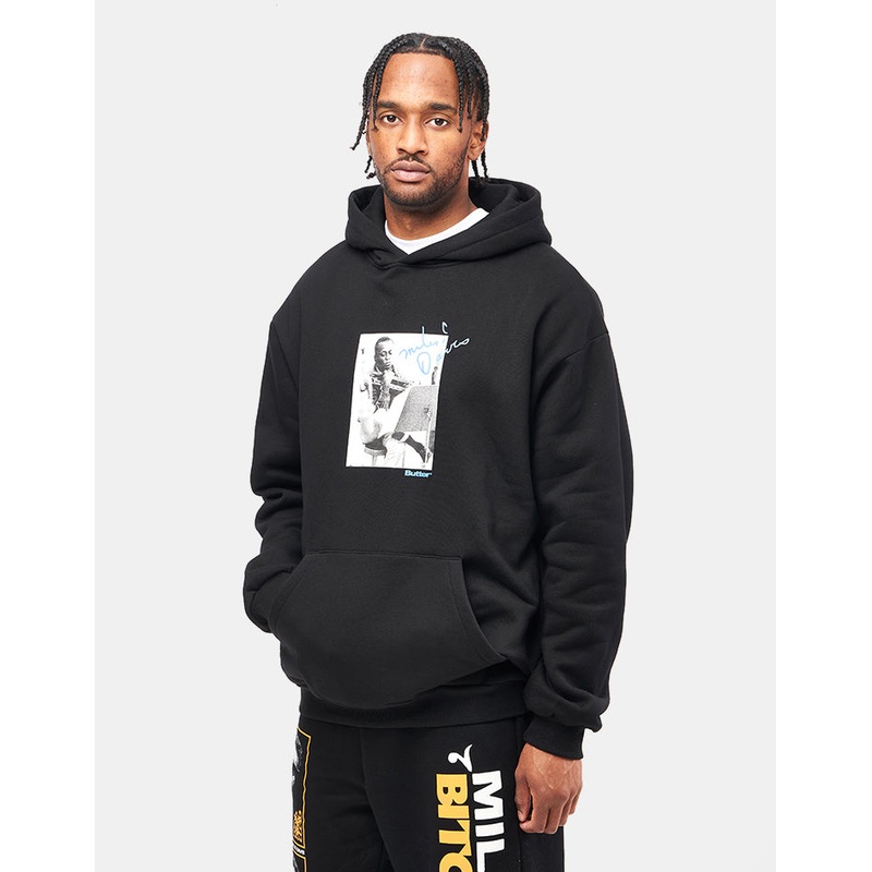 Butter Goods x Miles Davis Kind Of Blue Pullover Hoodie – Black