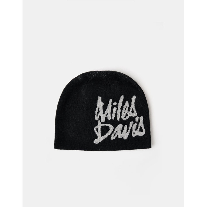 Butter Goods x Miles Davis Miles Skully Beanie – Black
