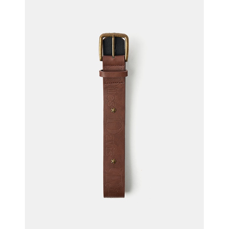 Butter Goods x Miles Davis Miles Studded Belt – Brown