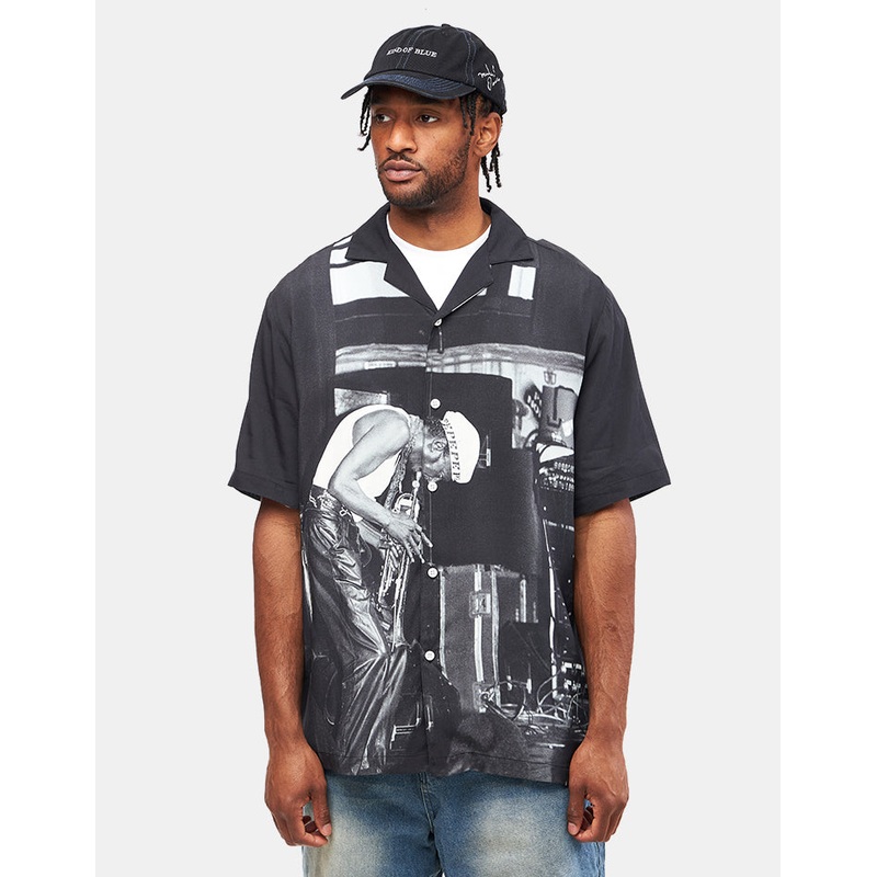 Butter Goods x Miles Davis Savoy Rayon S/S Shirt – Black