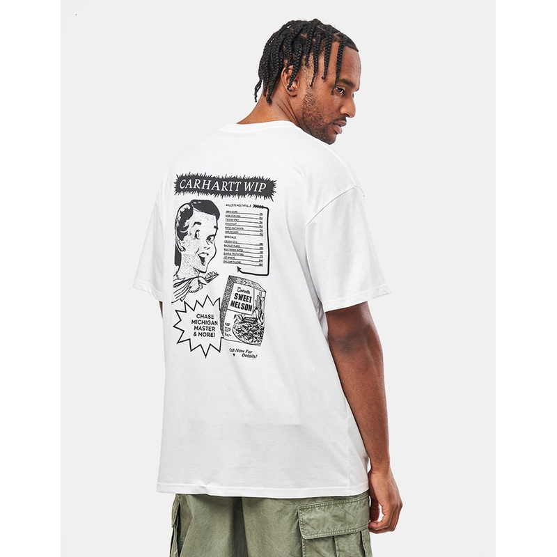 Carhartt WIP Catalogue T-Shirt – White/Black