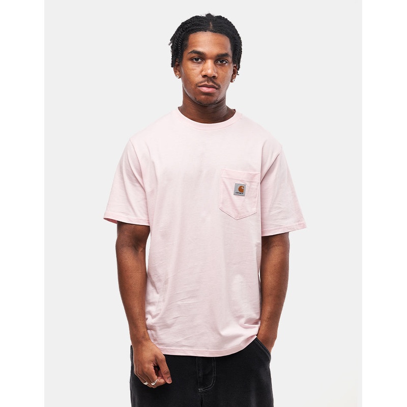 Carhartt WIP S/S Pocket T-Shirt – Air Pink