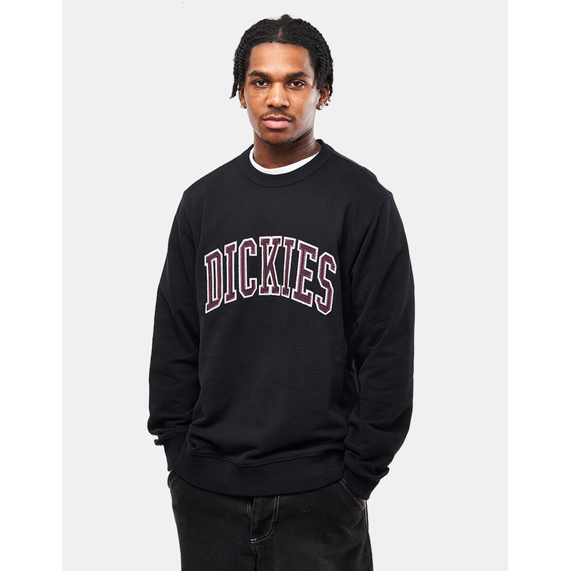 Dickies Aitkin Sweatshirt – Black/Plum Perfect