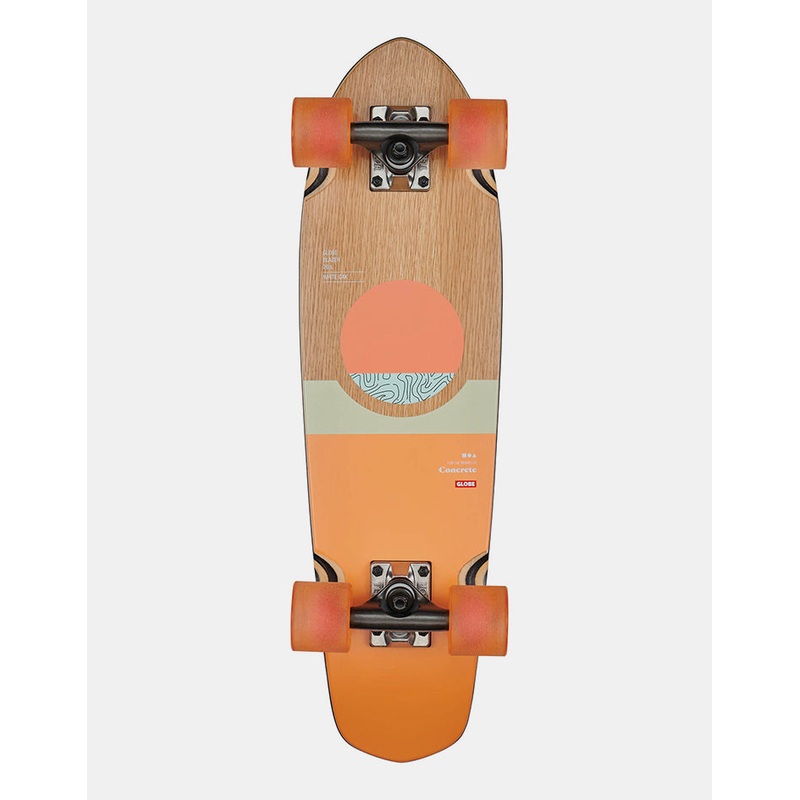 Globe Blazer White Oak Cruiser Skateboard – 7.25″ x 26″