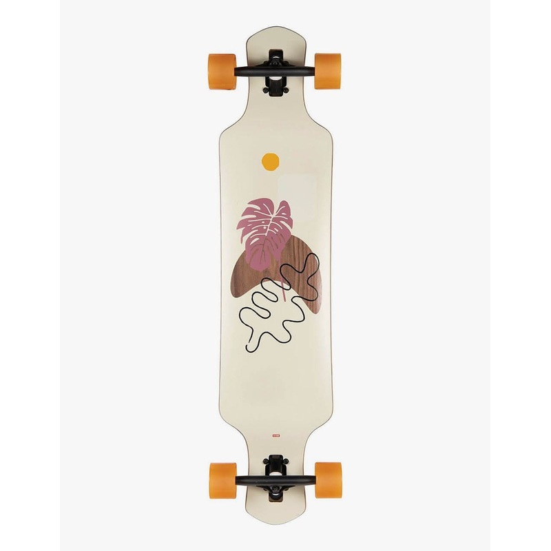 Globe Geminon 40 Rock Monstera Drop Through Longboard – 40″ x 9.25″