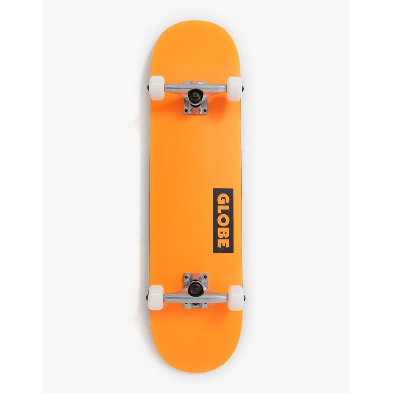 Globe Goodstock Neon Orange Complete Skateboard – 8.125″