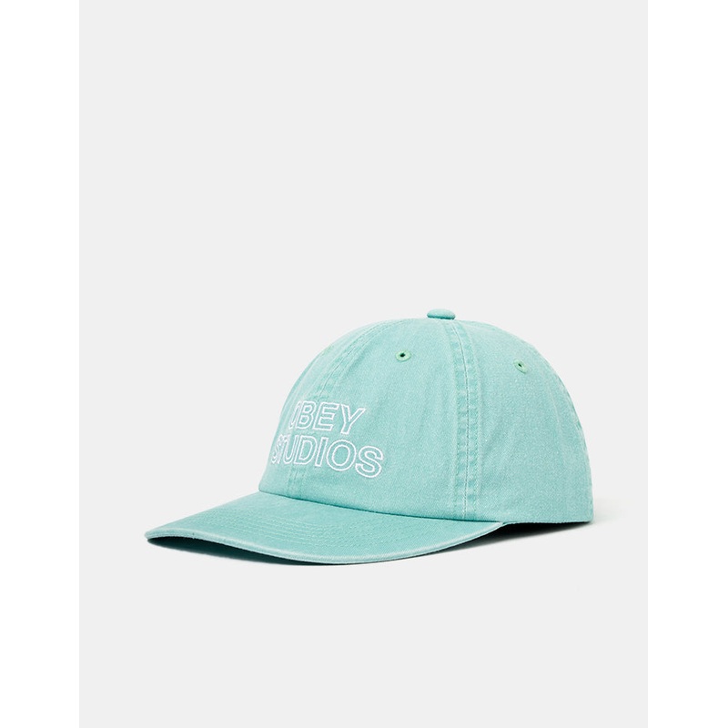 Obey Pigment Obey Studios 6 Panel Strapback Cap – Pigment Surf Spray