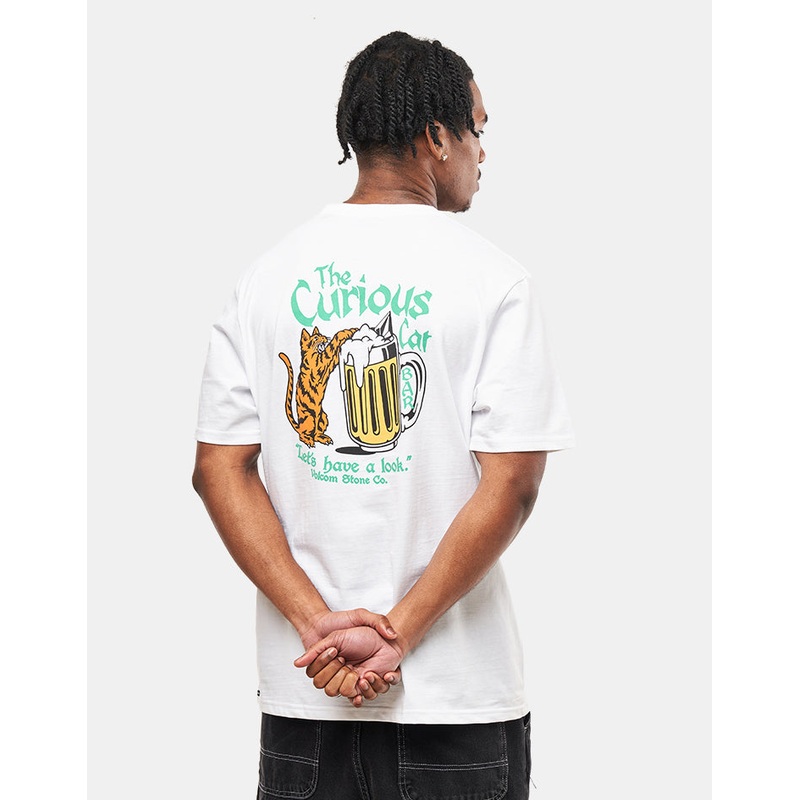 Volcom Curious Cat T-Shirt – White