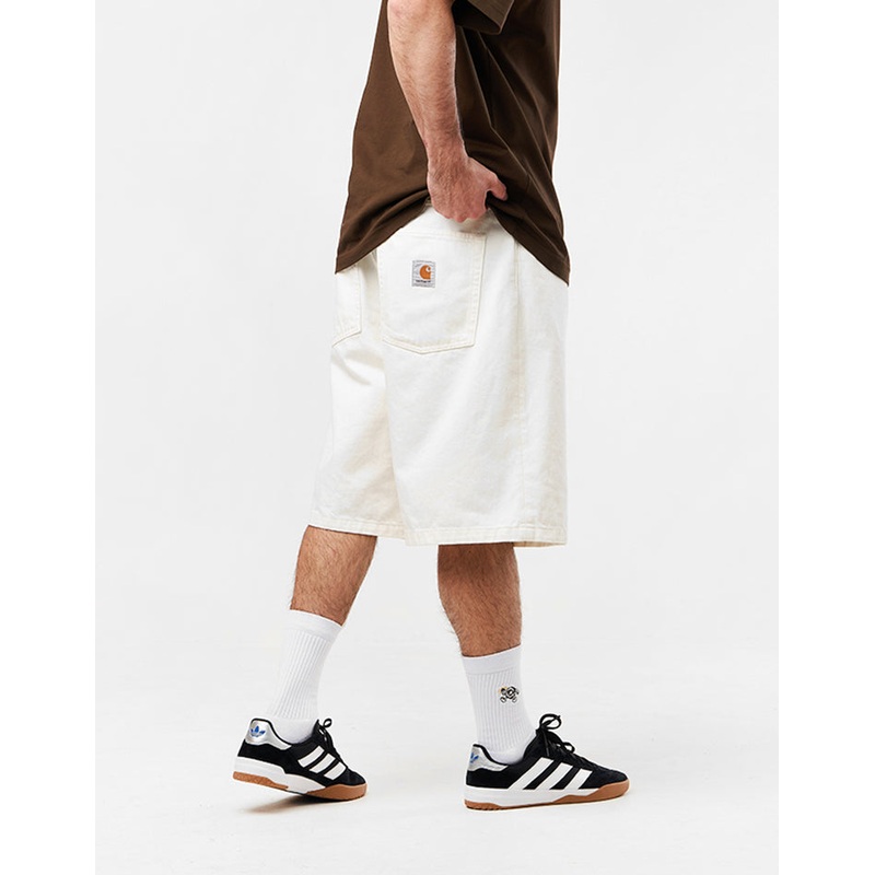 Carhartt WIP Brandon Shorts – White (Rinsed)