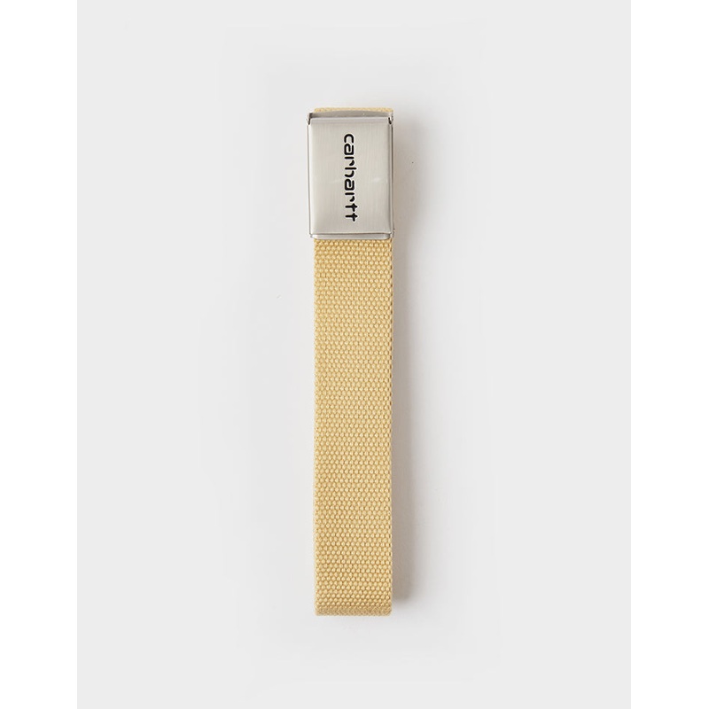 Carhartt WIP Chrome Clip Web Belt – Air Yellow